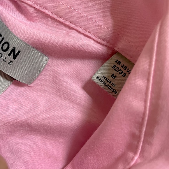 Kenneth Cole Reaction Men’s hot pink dress shirt 15.5 32/3… - Picture 3 of 5